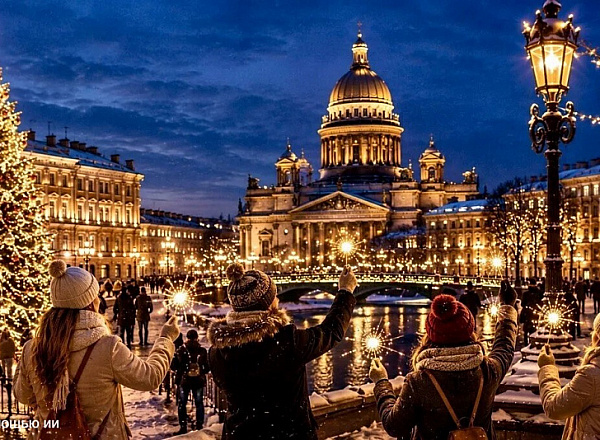 Новогодний разгуляй в Санкт-Петербурге (1 день) (из г. Железнодорожный)