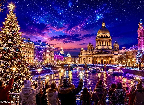 Встреча Нового Года в Санкт-Петербурге - автобусный тур 4 дня /3 ночи. (из г. Клин)