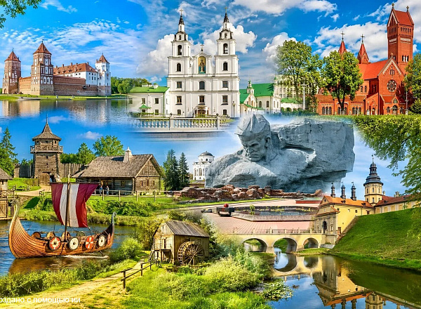 Беларусь: Минск — Хатынь — Сула — Брест - автобусный тур 3 дня/ 2 ночи (из г. Селятино)