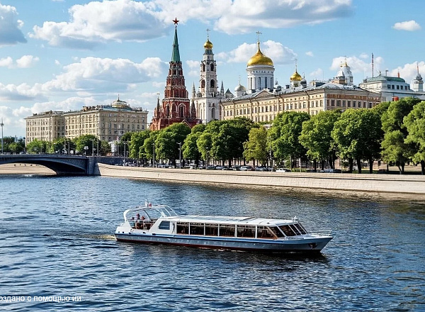 Москва — очарование столицы с речной прогулкой! Обзорная экскурсия 1 день (из г. Солнечногорск)